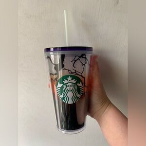 Starbucks Halloween 2022 Raven’s Perch Glow In Dark 16 oz Tumbler